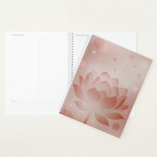 Red Lotus Glow Hardcover Planner プランナー手帳