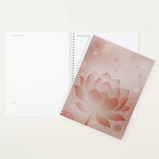Red Lotus Glow Hardcover Planner プランナー手帳 (ディスプレー)
