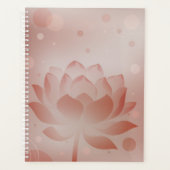 Red Lotus Glow Hardcover Planner プランナー手帳 (正面)