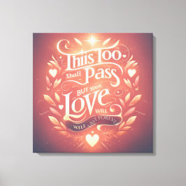 Red Love AIアート キャンバスプリント