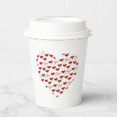 Red Love Cup 紙コップ (正面)