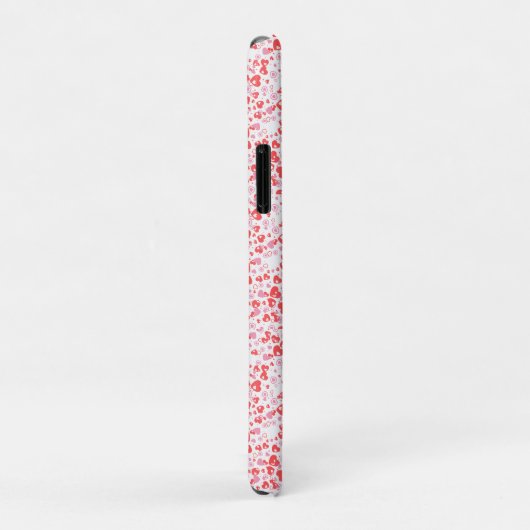 Red Love Hearts – バレンタインコレクション Case-Mate iPhoneケース (裏面/右)