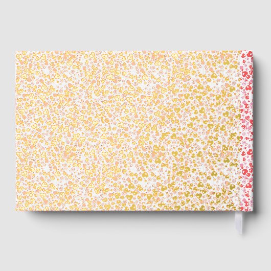 Red Love Hearts – Valentine Collection ゲストブック (裏面)