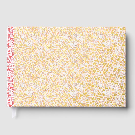 Red Love Hearts – Valentine Collection ゲストブック (正面)