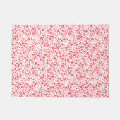 Red Love Hearts – Valentine Collection ドアマット (正面)