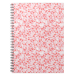 Red Love Hearts – Valentine Collection ノートブック