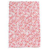 Red Love Hearts – Valentine Collection ミディアムペーパーバッグ (裏面)