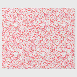 Red Love Hearts – Valentine Collection ラッピングペーパー
