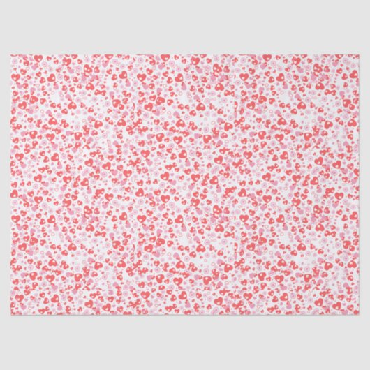 Red Love Hearts – Valentine Collection 薄葉紙 (正面)