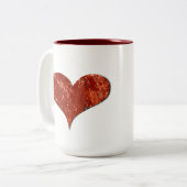 Red Love Mug ツートーンマグカップ (正面左)