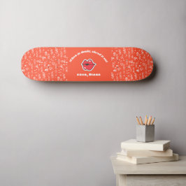 Red Love personalised Skateboard スケートボード