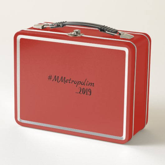RED LUNCHBOX* ALL AGES BY MMETROPOLIM メタルランチボックス (正面)