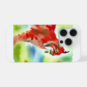 Red Lynx 041024AREF129 - Watercolor iPhoneケース (裏面横)