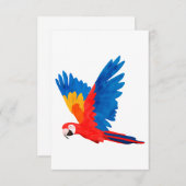 Red Macaw 招待状 (正面/裏面)