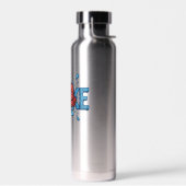 RED MAGA 28 FIST PUNCHES THROUGH WOKE ウォーターボトル (左面)