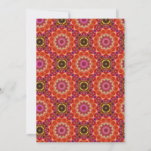 Red MANDALA 招待状 (正面)