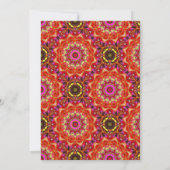 Red MANDALA 招待状 (裏面)