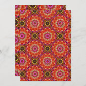 Red MANDALA 招待状 (正面/裏面)