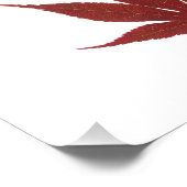 Red Maple Leaf フォトプリント (角)