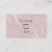 Red Marble Business Card 名刺 (裏面)