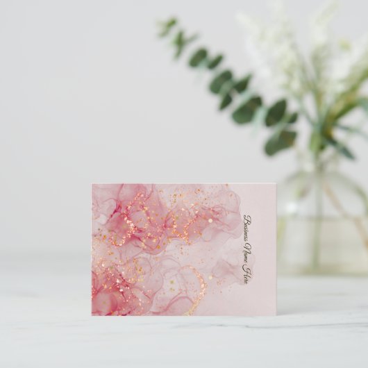 Red Marble Store Earring Display Card 名刺 (スタンド正面)