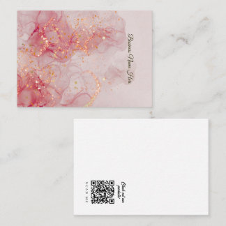 Red Marble Store Earring Display Card 名刺