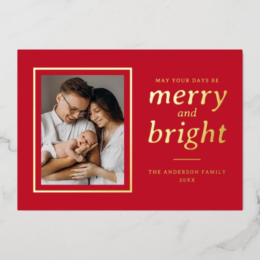 Red Mayあなたの日はメリー明るい2の写真 箔シーズンカード (正面)