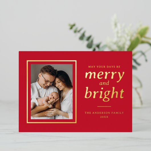 Red Mayあなたの日はメリー明るい2の写真 箔シーズンカード (立ち正面)