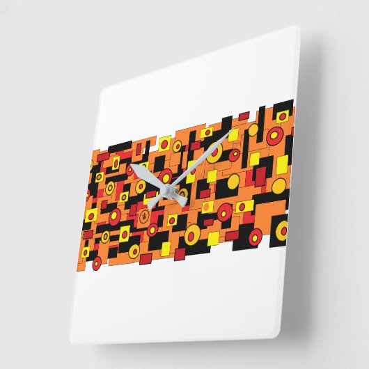 red mélimélo スクエア壁時計 (傾斜)