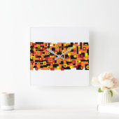 red mélimélo スクエア壁時計 (ホーム)