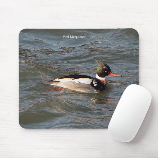 Red Merganser Mousepad マウスパッド (マウス)