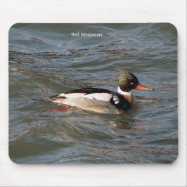 Red Merganser Mousepad マウスパッド