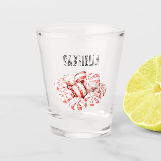 Red Mint Peppermint   ショットグラス (正面)