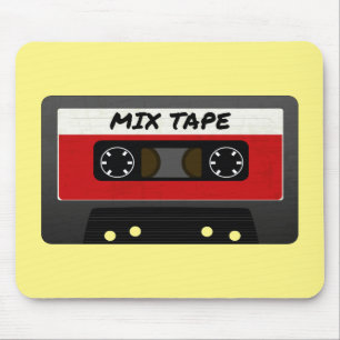 Red Mixテープ – 80sおよび90sレトロインスパイアギフト マウスパッド