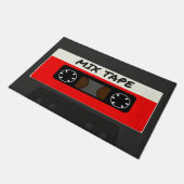 Red Mixテープ- 80Sおよび90Sレトロ·ギフ刺激を受けたト ドアマット (アングル)
