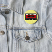 Red Mixテープ- 80Sおよび90Sレトロ·ギフ刺激を受けたト 缶バッジ (インサイチュ)