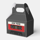 Red Mix Tape - 80sおよび90sレトロギフトインスパイア フェイバーボックス (裏面サイド)