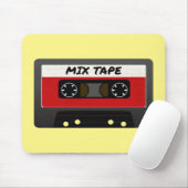 Red Mix Tape - 80sおよび90sレトロギフトインスパイア マウスパッド (マウス)