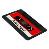Red Mix Tape - 80sおよび90sレトロギフトインスパイア マグネット (右側)