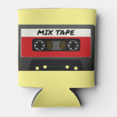 Red Mix Tape - 80sおよび90sレトロギフトインスパイア 缶クーラー (正面)