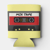Red Mix Tape - 80sおよび90sレトロギフトインスパイア 缶クーラー (裏面)
