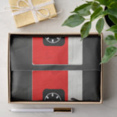 Red Mix Tape - 80sおよび90sレトロギフトインスパイア 薄葉紙 (ギフト)