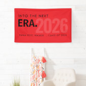Red Modern Era Class of 2026 Graduation Banner 横断幕 (インサイチュ)