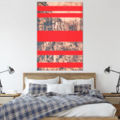 Red Modernized Version of St. James's通り キャンバスプリント (インサイチュ (寝室))