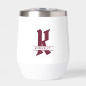 Red Monogram、Split Letterタイポグラフィ (正面)