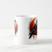 Red Moon Raven Black Crow コーヒーマグカップ (中央)