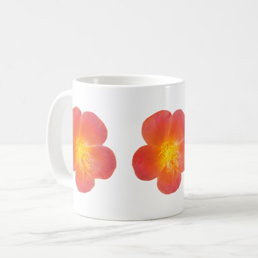 Red Moss Roses Mug コーヒーマグカップ (正面左)