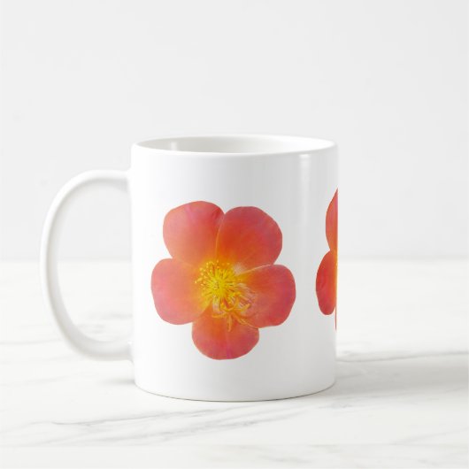 Red Moss Roses Mug コーヒーマグカップ (左)