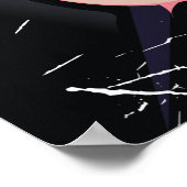 Red Mountain British Columbia,カナダのスキーポスター ポスター (角)