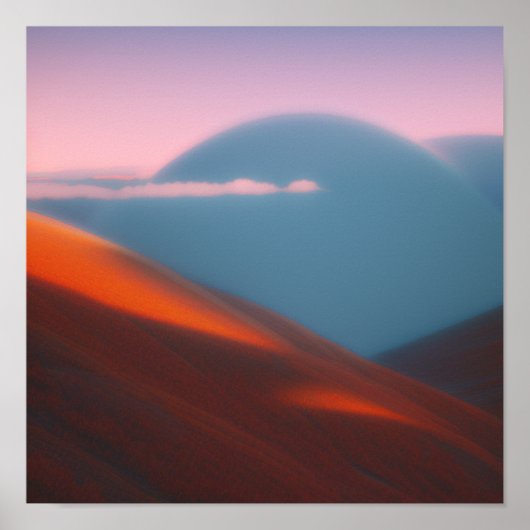 Red Mountain in the Cloudsポスター ポスター (正面)